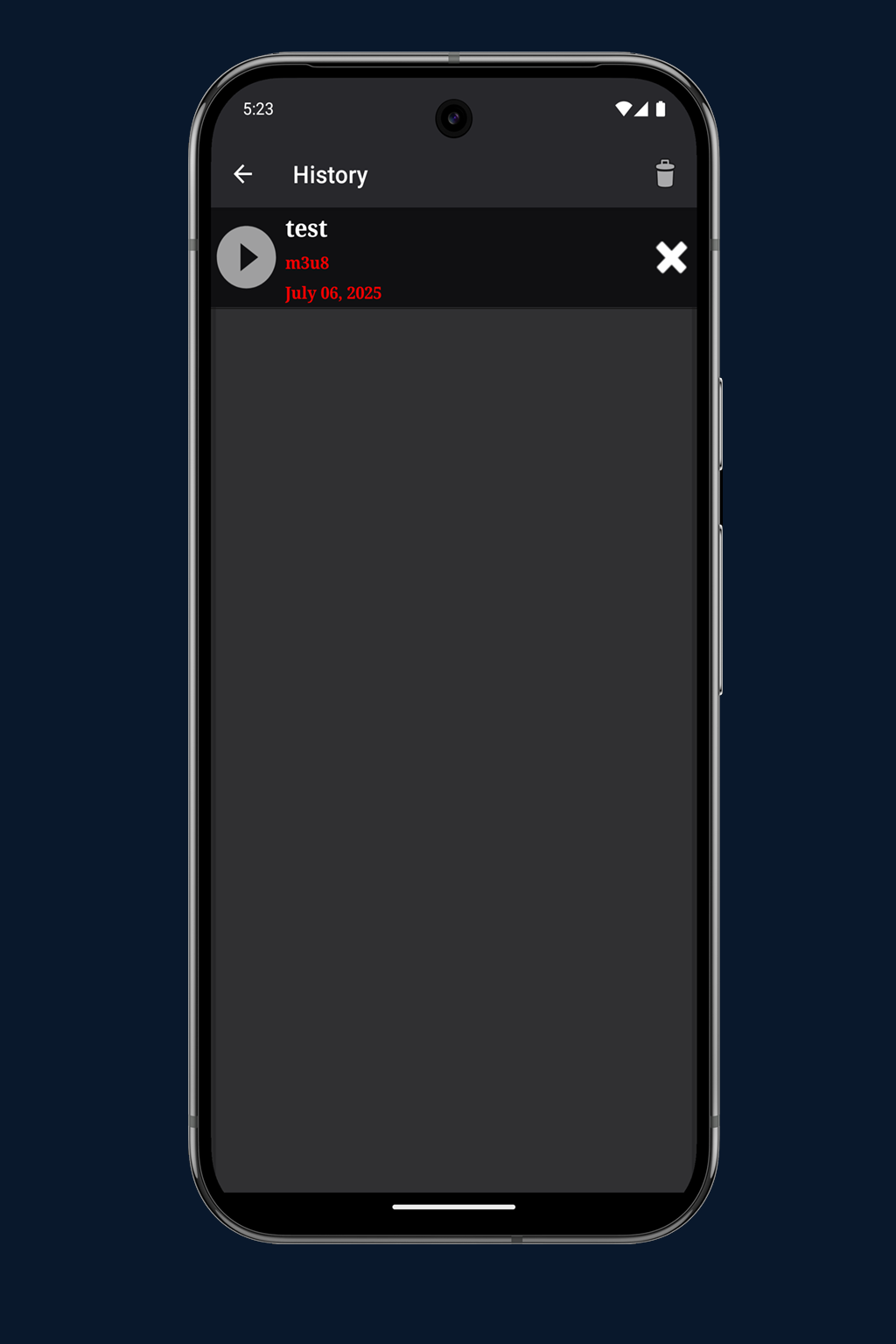 Strymo - M3U8 Player App Screenshot 5