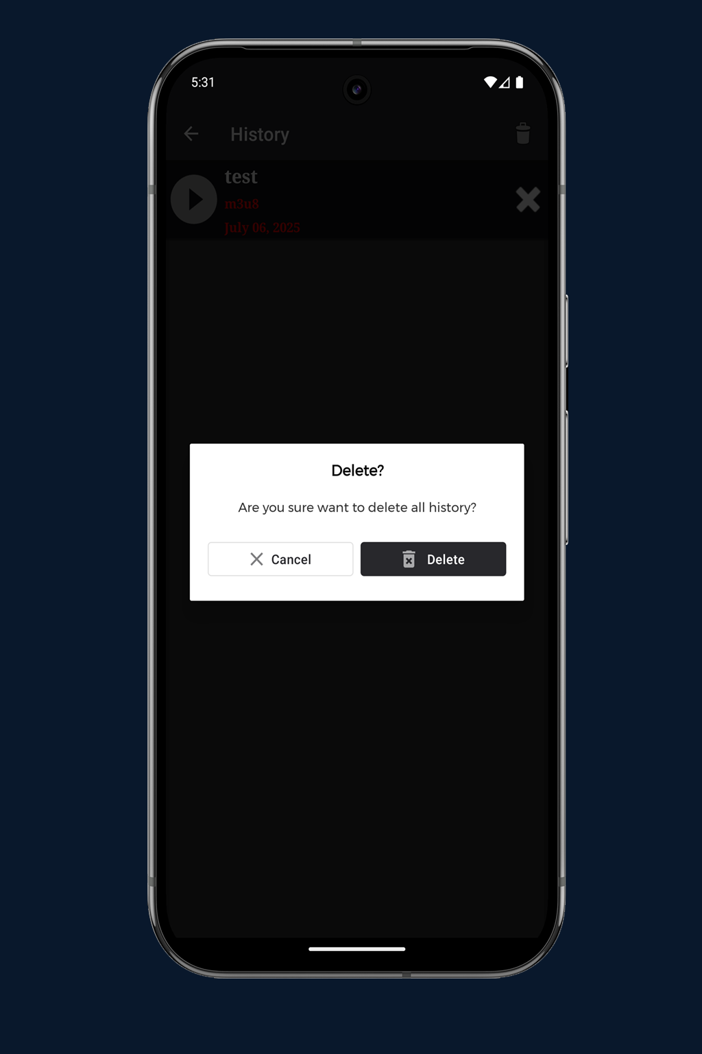 Strymo - M3U8 Player App Screenshot 7